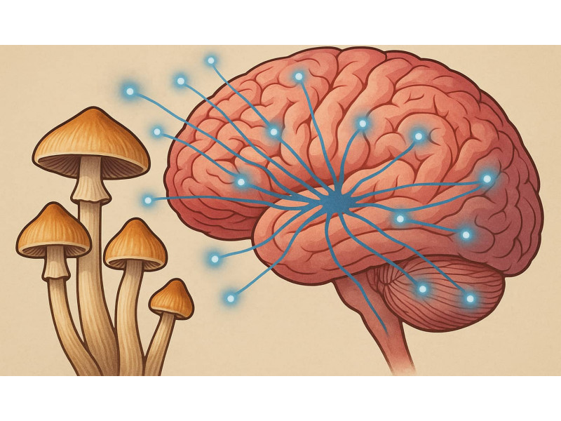 Псилоцибін і мозок: як «чарівні гриби» впливають на свідомість і настрій