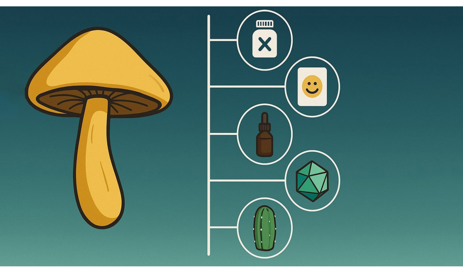 Порівняння псилоцибіну з іншими досліджуваними психоделіками