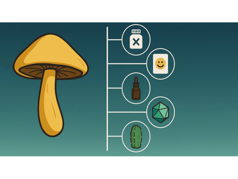 Порівняння псилоцибіну з іншими досліджуваними психоделіками