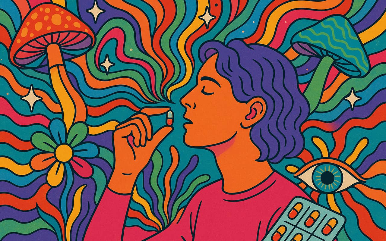 Microdosing psilocybin mushrooms