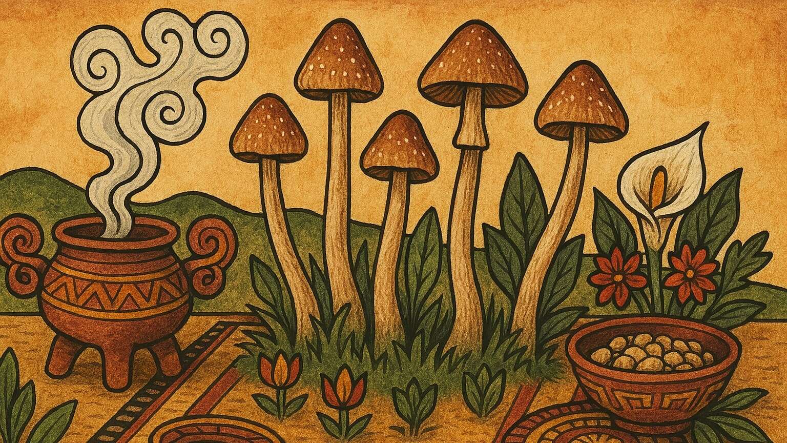 спори магічних грибів