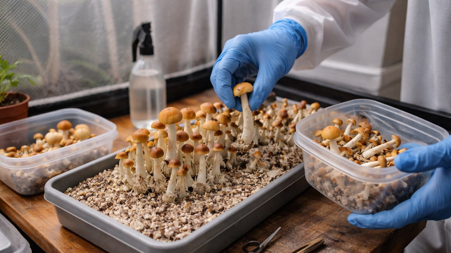 збирання магічних грибів спори магічних грибів